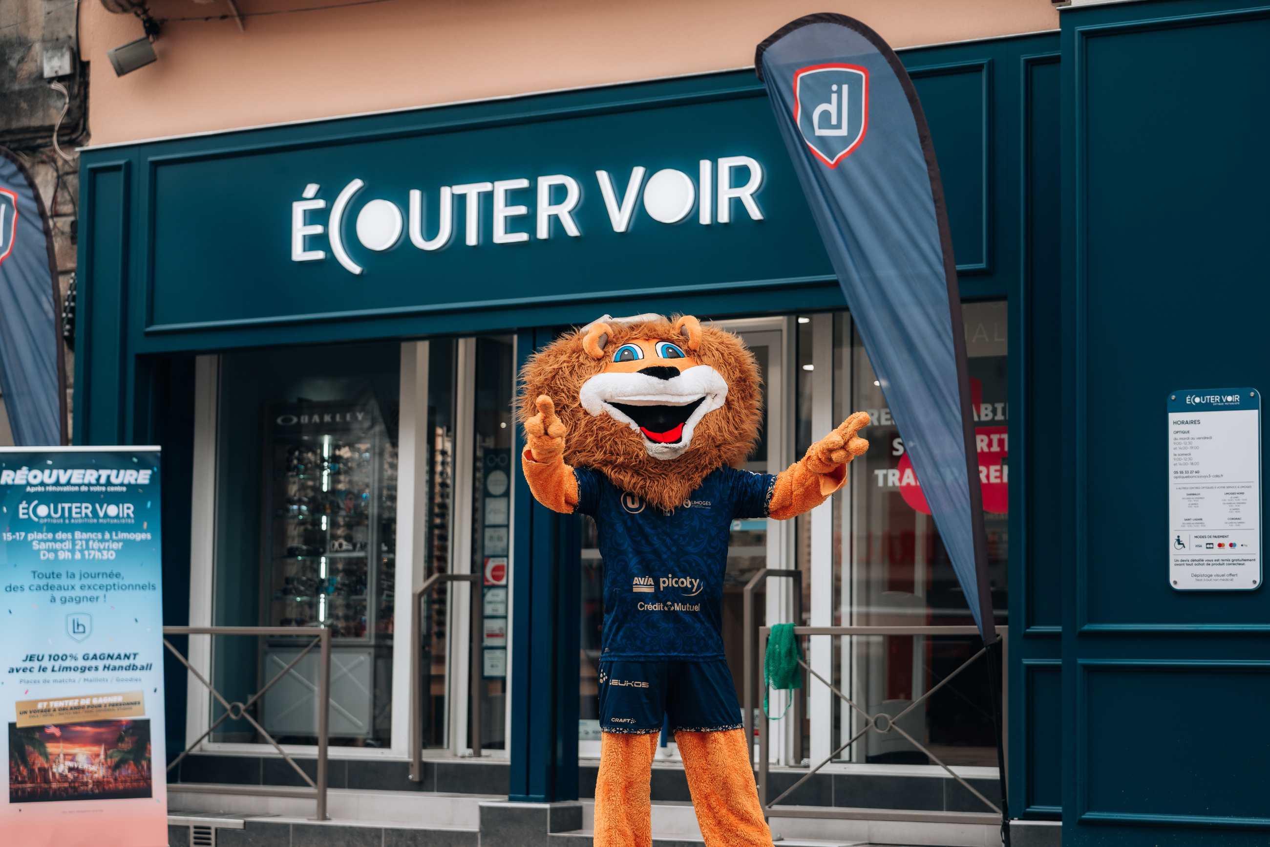 Événement réouverture en partenariat avec le Limoges Handball